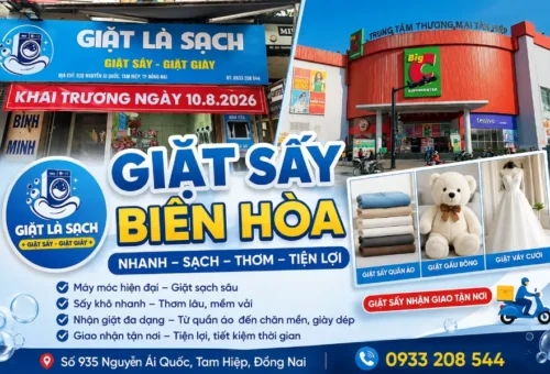 Tiệm Giặt Sấy Gần GO! Tân Hiệp
